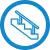 Icon - Strichzeichnung einer Treppe mit Treppengeländer